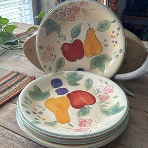COPY - Everyday Gibson Handpainted China Plates